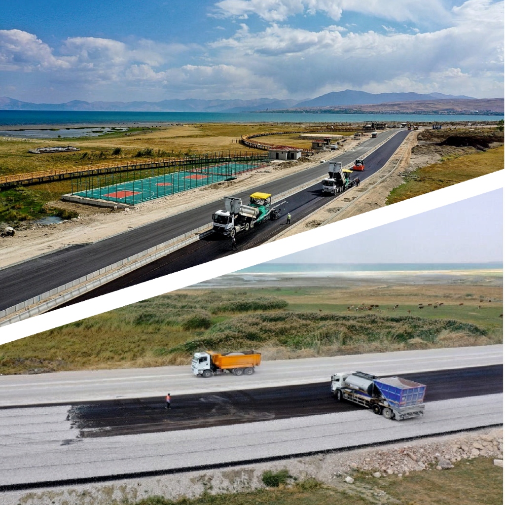 TEKSON Kıyı Otoyolu ve Asfalt Serim Operasyonu